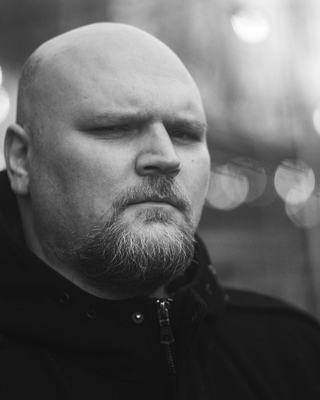 Seamus, tattoo artist and owner of Fat Bastard Tattoo in Parksville, BC