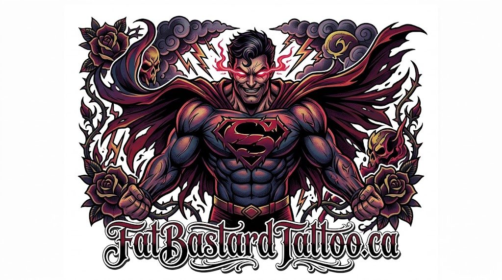 Original flash sheet by Seamus at Fat Bastard Tattoo